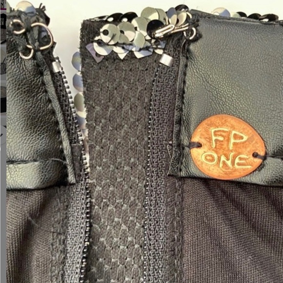 Free People Camo Skinny Sequin Mini Skirt - Picture 9 of 15